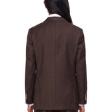 Giacca doppiopetto Blanchette in marrone 