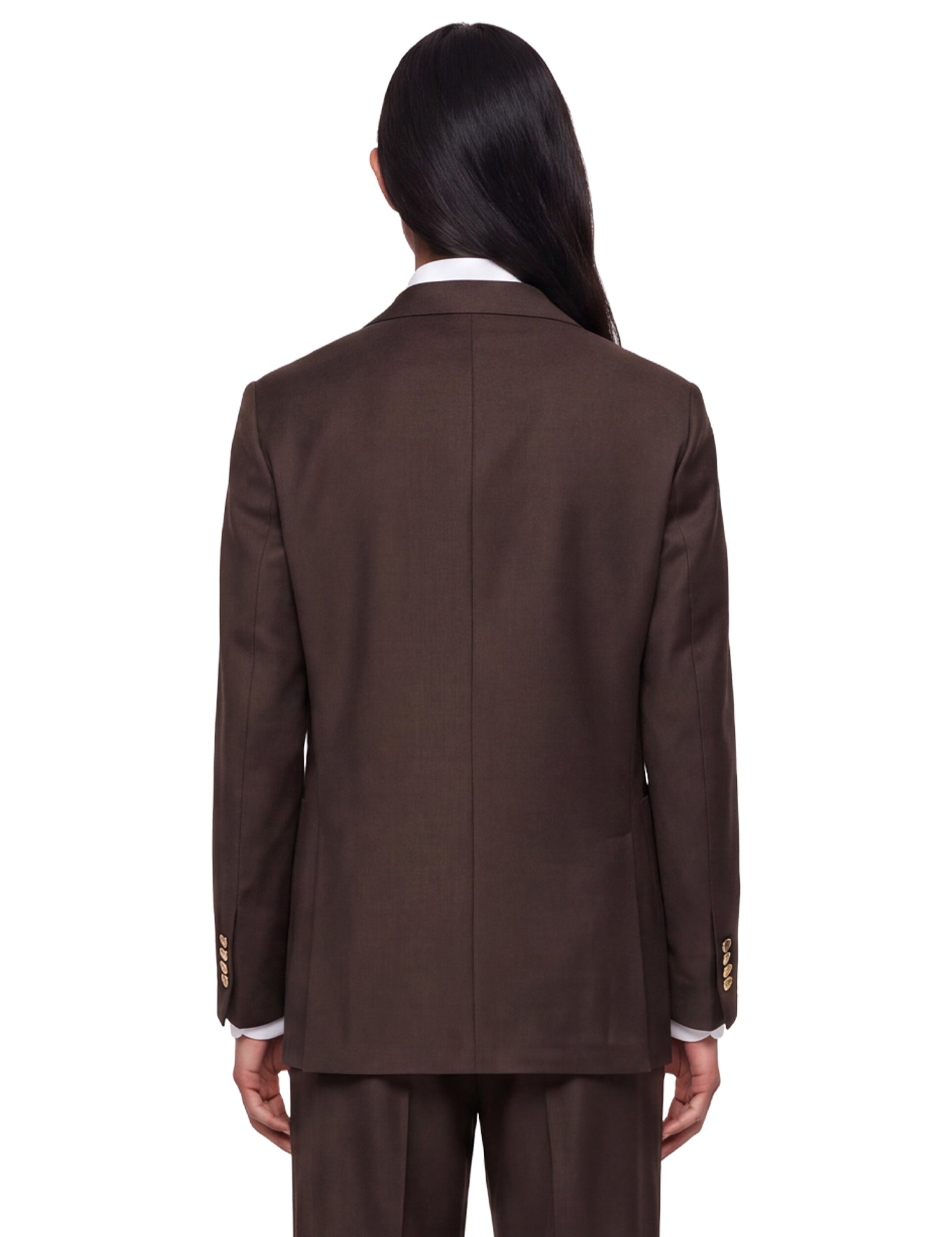 Giacca doppiopetto Blanchette in marrone 