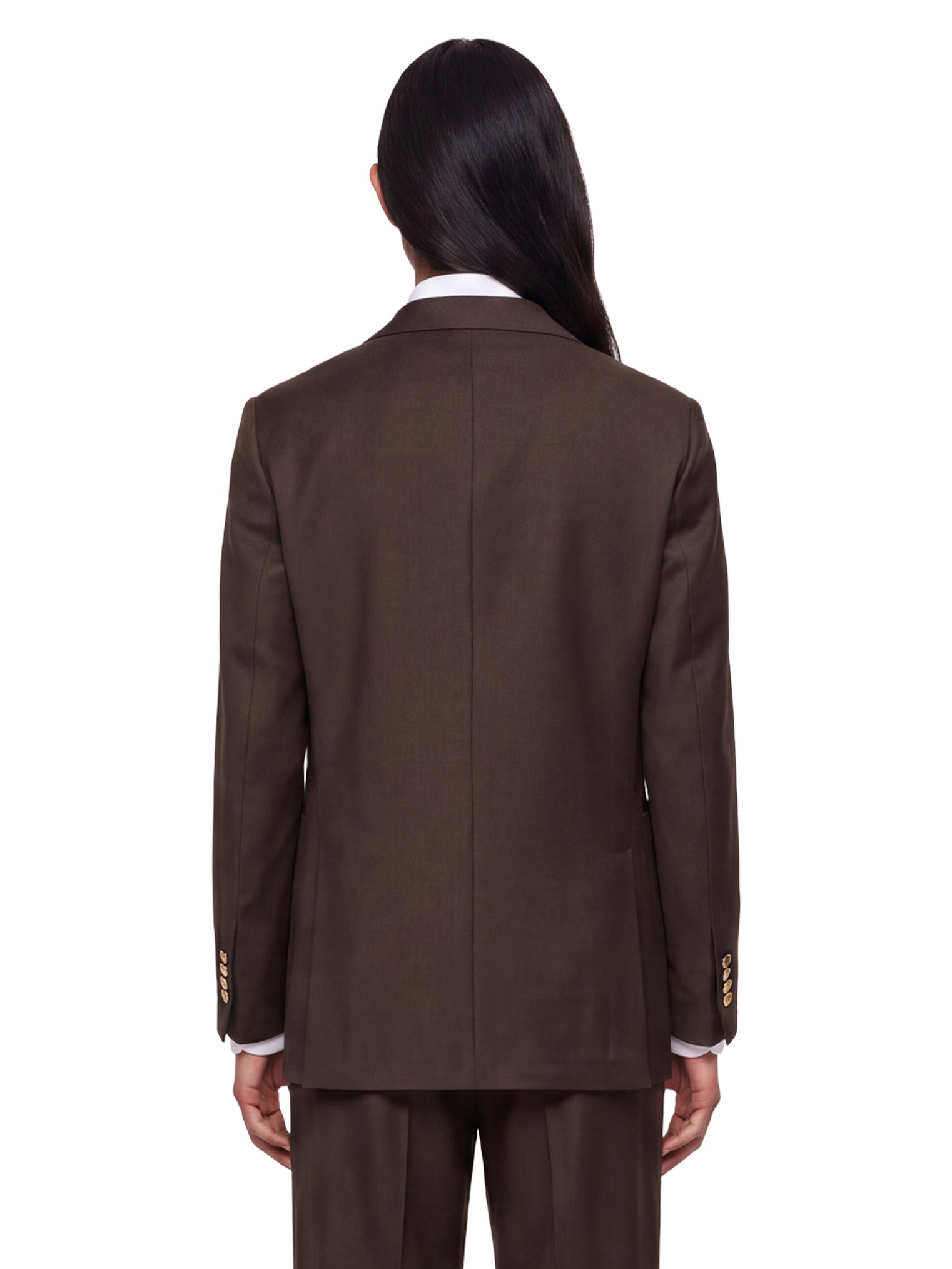 Giacca doppiopetto Blanchette in marrone 