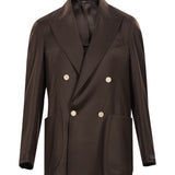 Giacca doppiopetto Blanchette in marrone 
