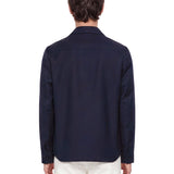Giacca-camicia con tasche John in blu 