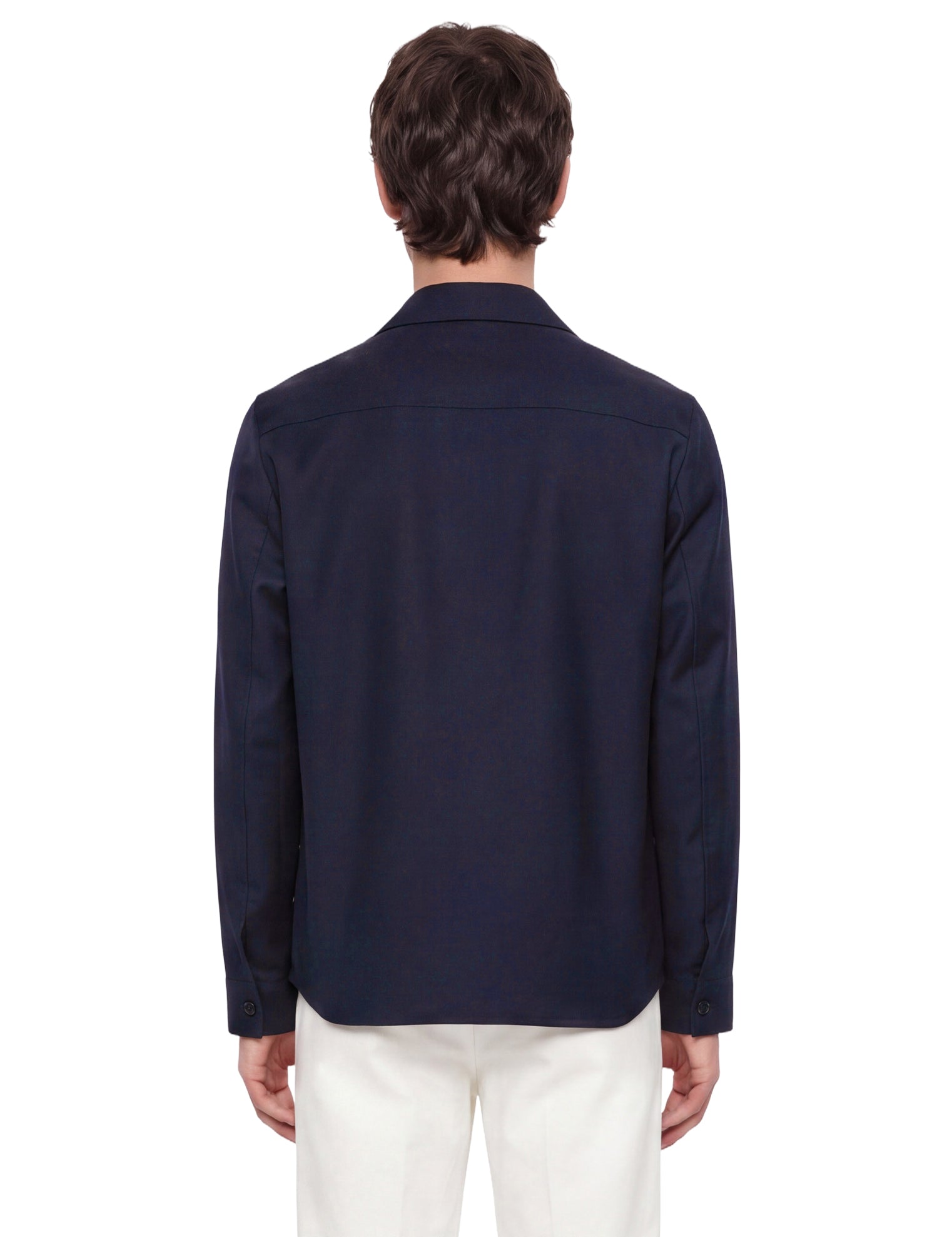 Giacca-camicia con tasche John in blu 