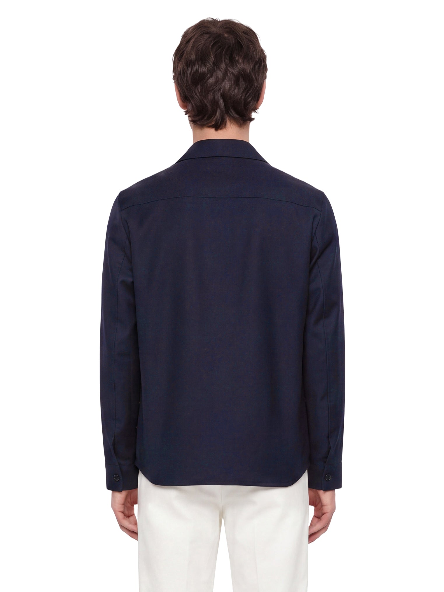 Giacca-camicia con tasche John in blu 