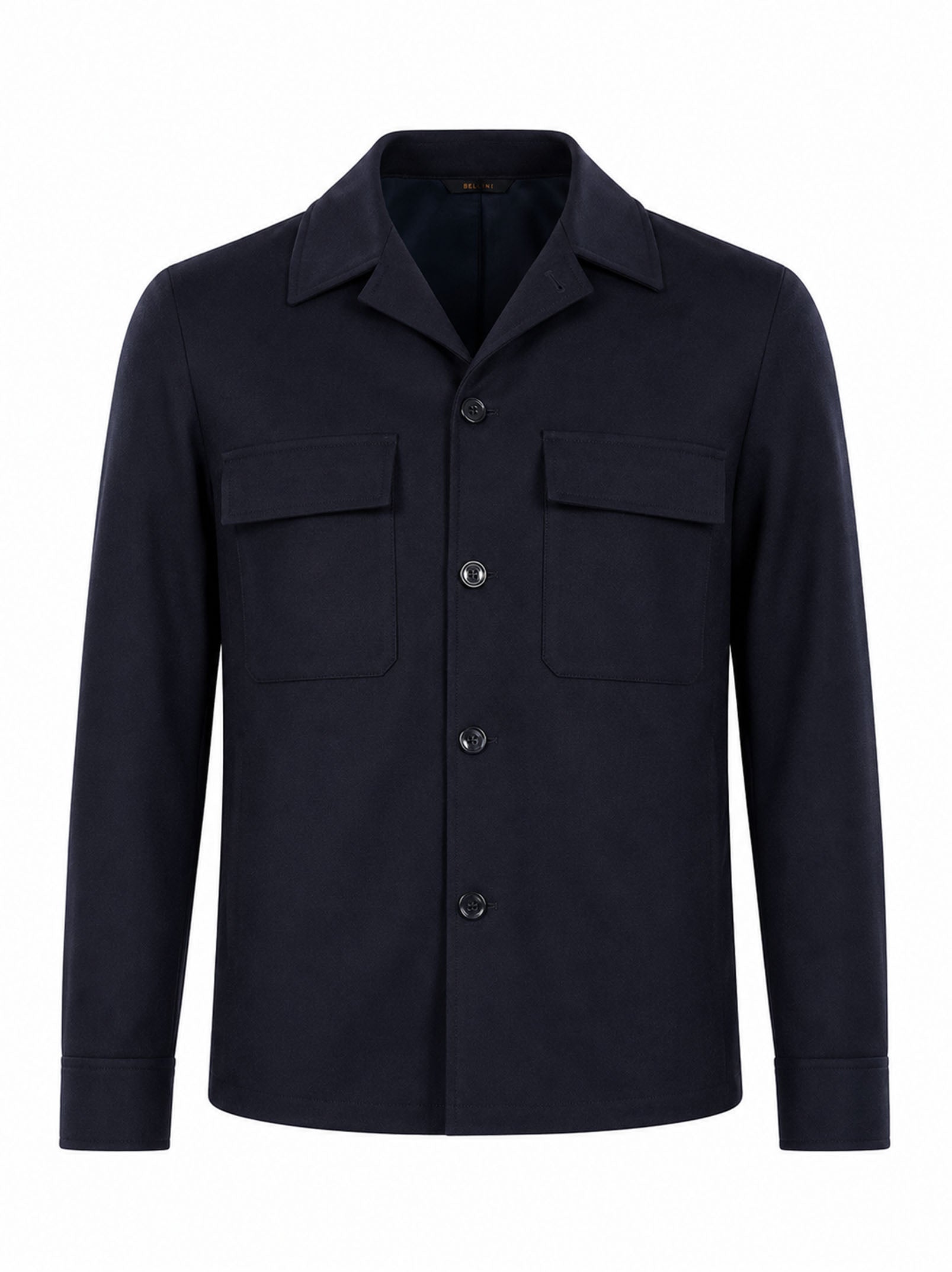 Giacca-camicia con tasche John in blu 