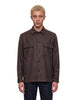 John shirt-jacket with pockets in brown