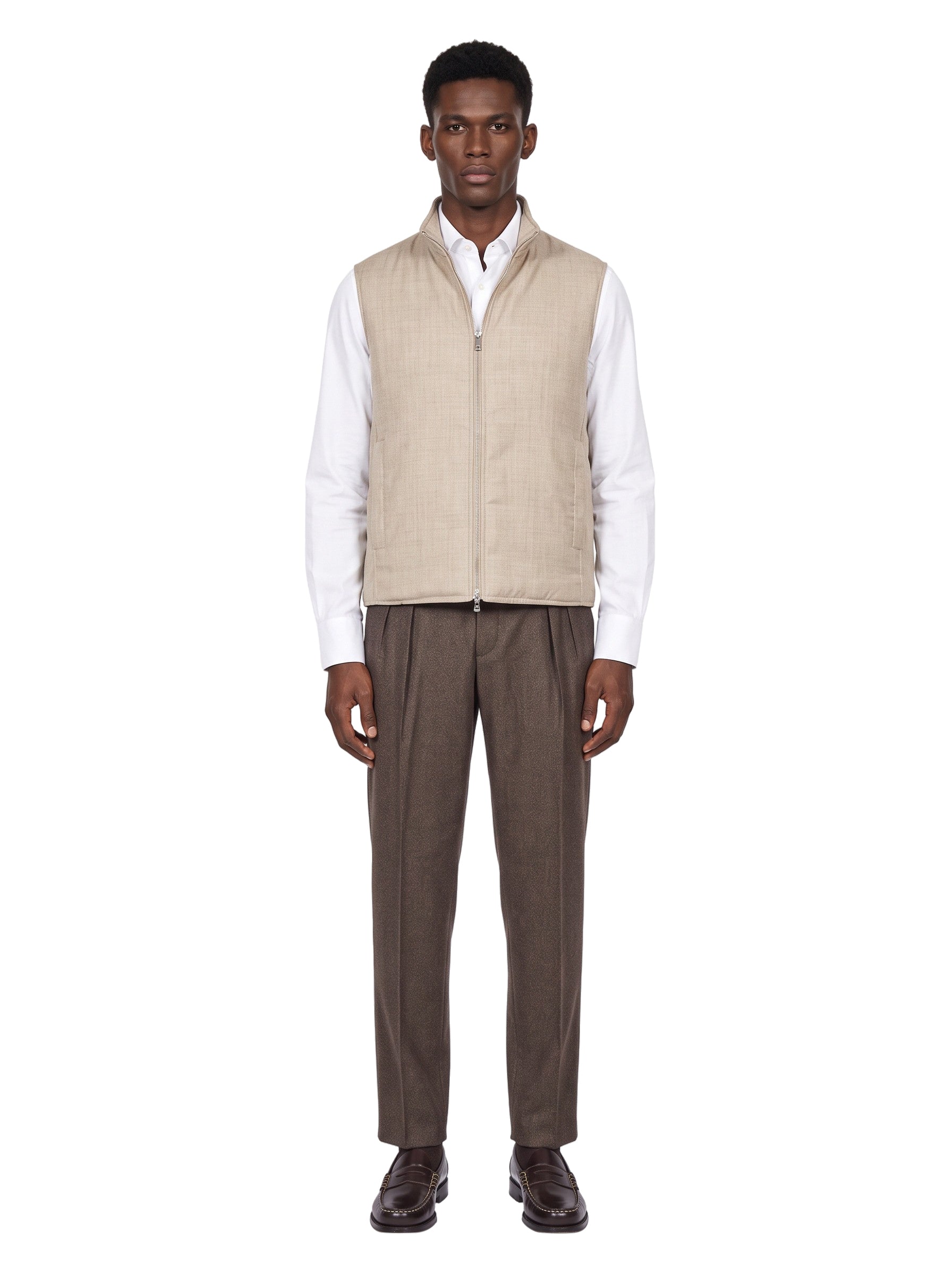 Pantaloni Liberty in taupe 