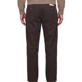 Pantaloni a gamba dritta in marrone 