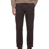 Pantaloni a gamba dritta in marrone 