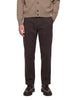 Straight-leg trousers in brown