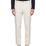 Pantaloni a gamba dritta in bianco 