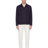 Pantaloni a gamba dritta in bianco 