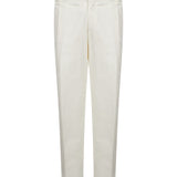 Pantaloni a gamba dritta in bianco 