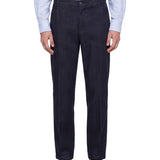Pantaloni a gamba dritta in blu 