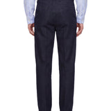 Pantaloni a gamba dritta in blu 