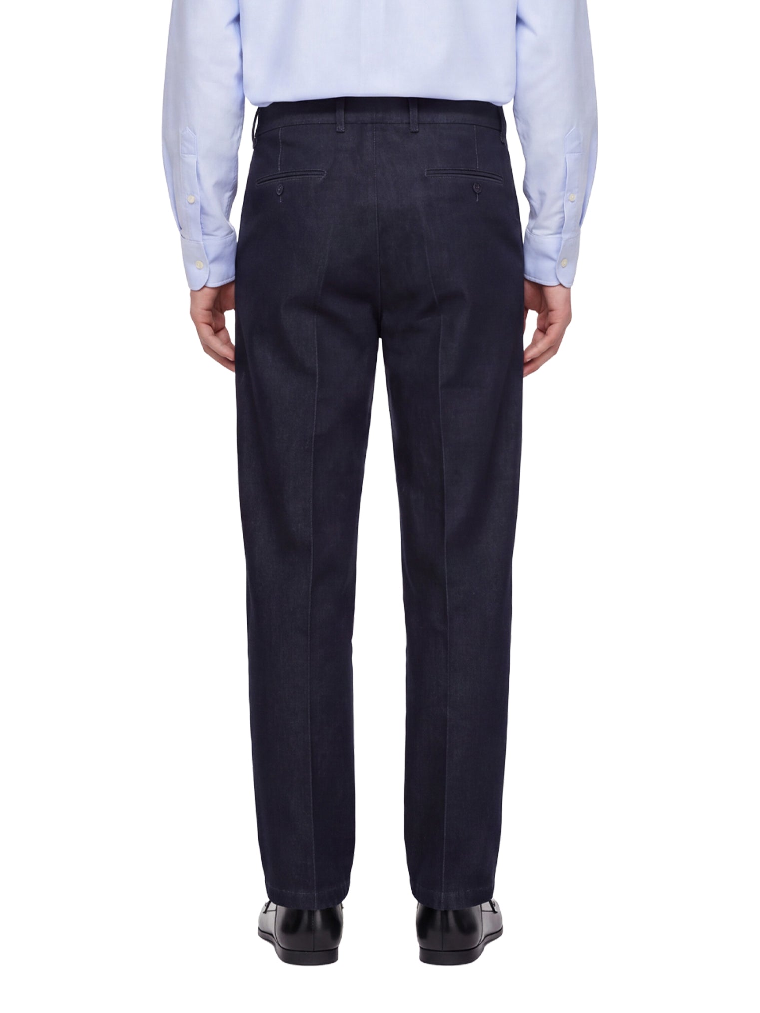 Pantaloni a gamba dritta in blu 