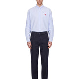 Pantaloni a gamba dritta in blu 