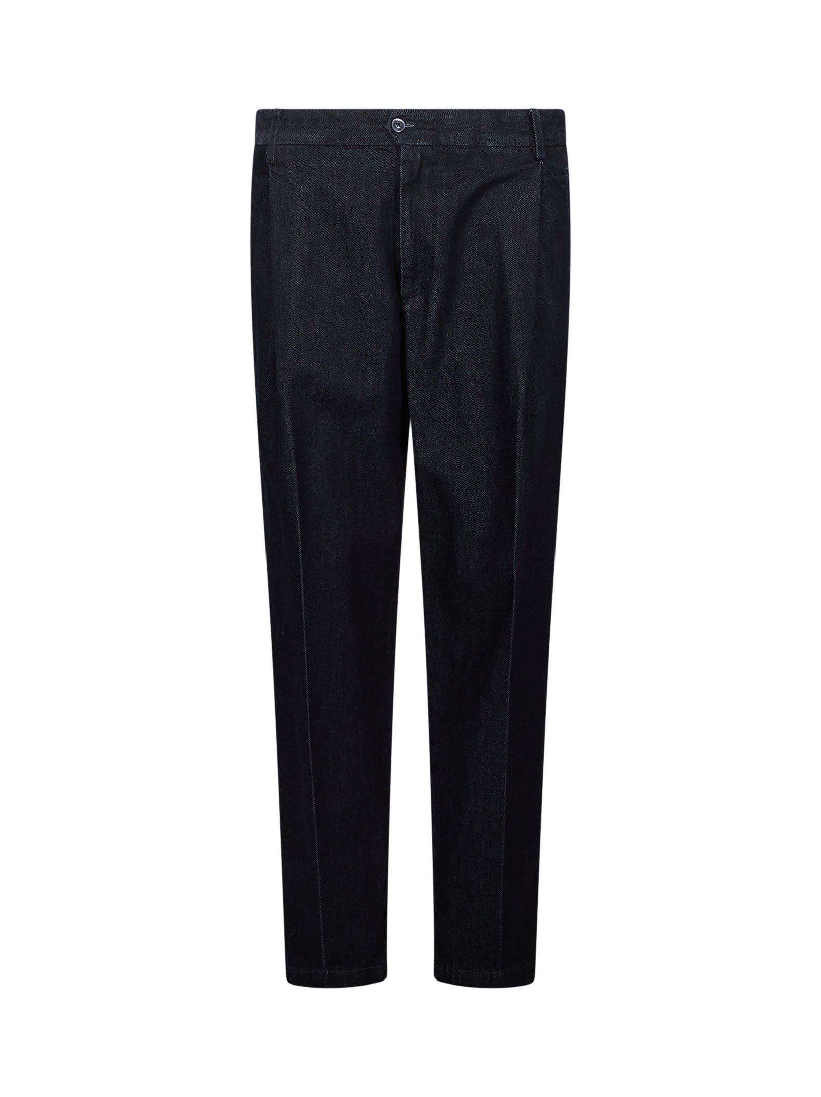 Pantaloni a gamba dritta in blu 