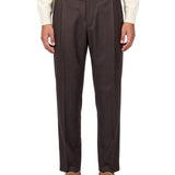 Pantaloni Manhattan in marrone 