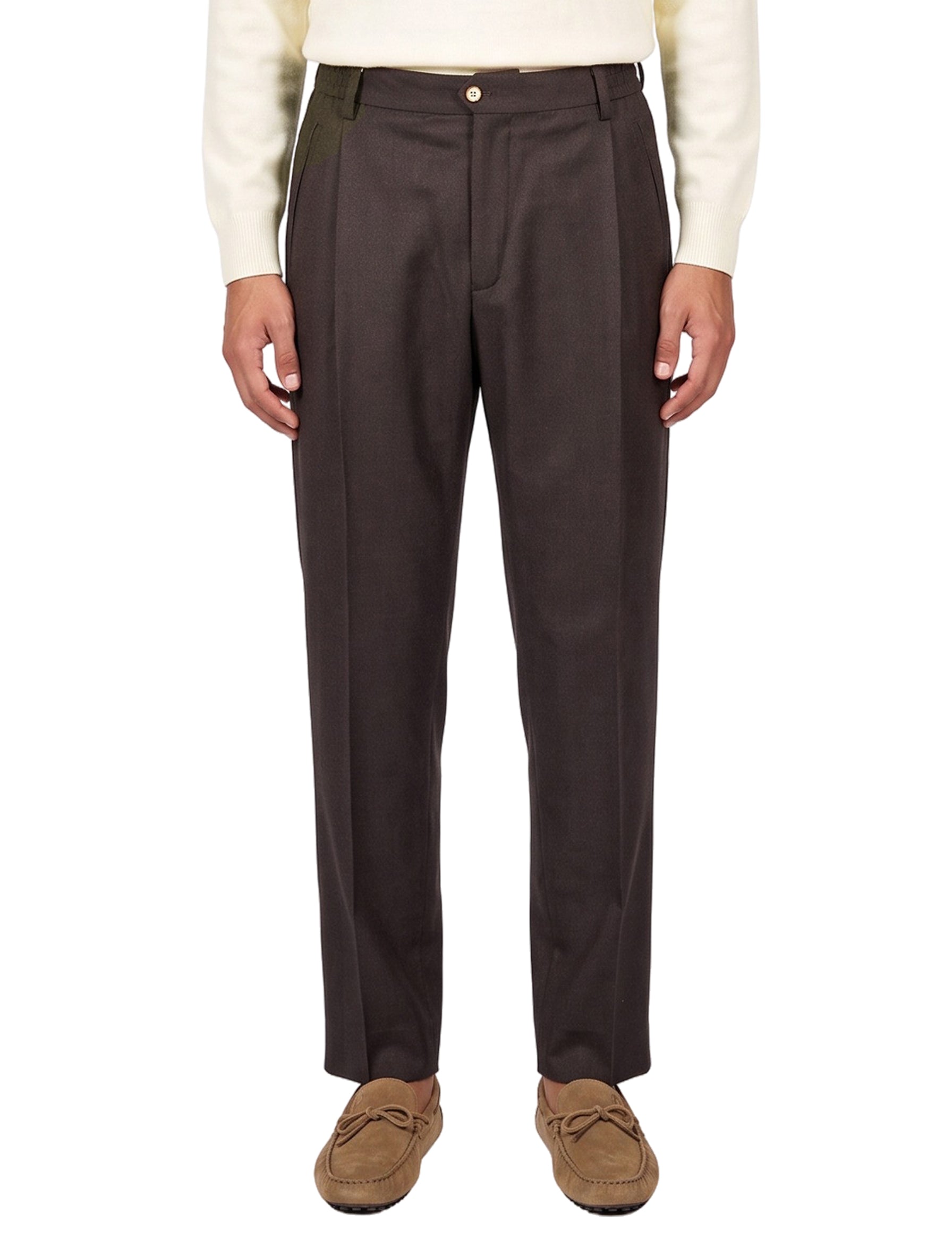 Pantaloni Manhattan in marrone 