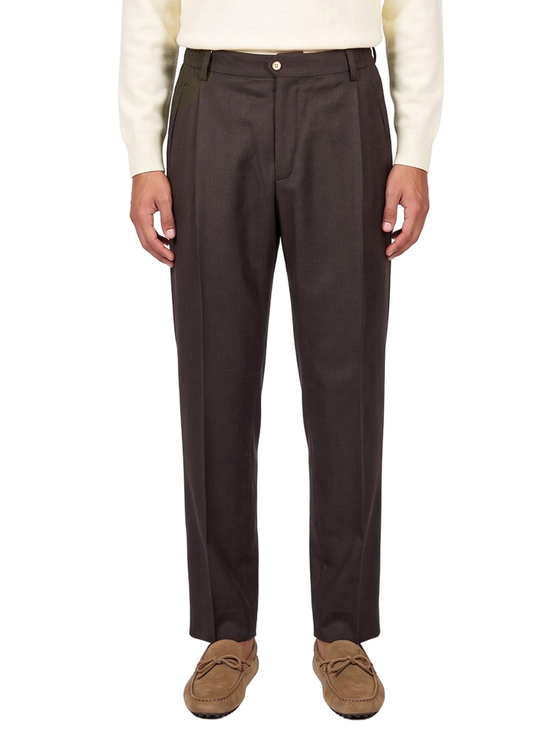 Pantaloni Manhattan in marrone 