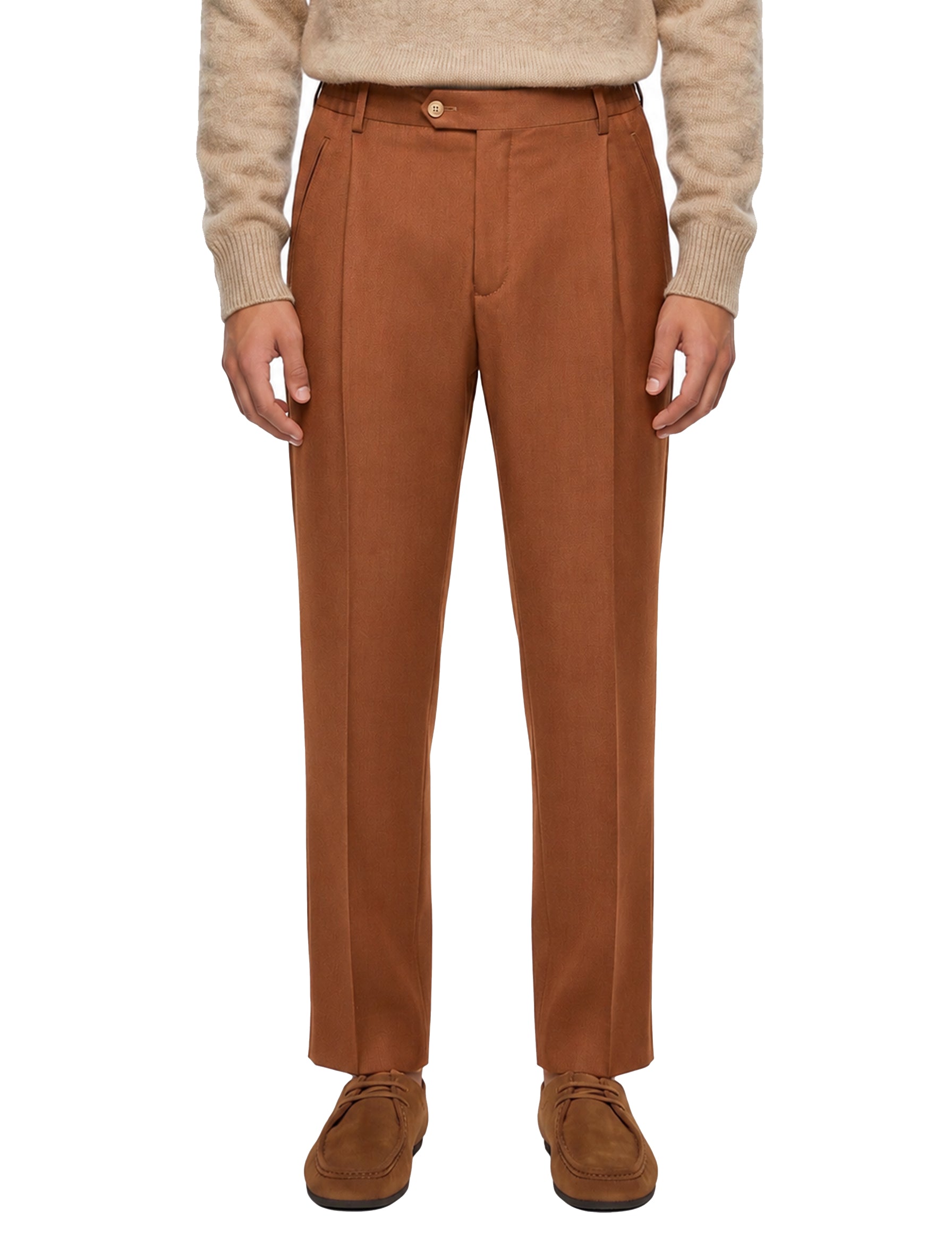 Pantaloni Manhattan in marrone 