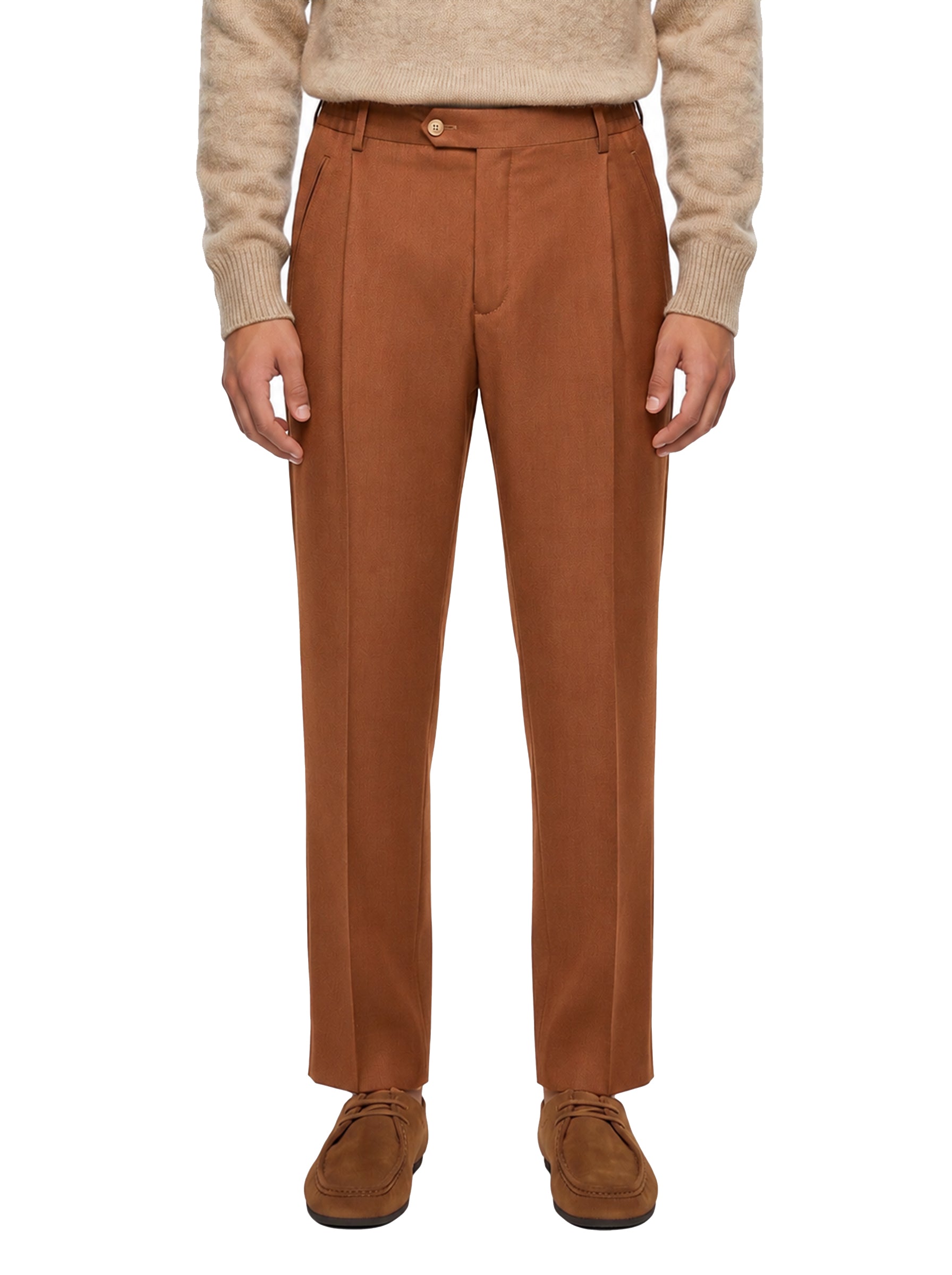 Pantaloni Manhattan in marrone 