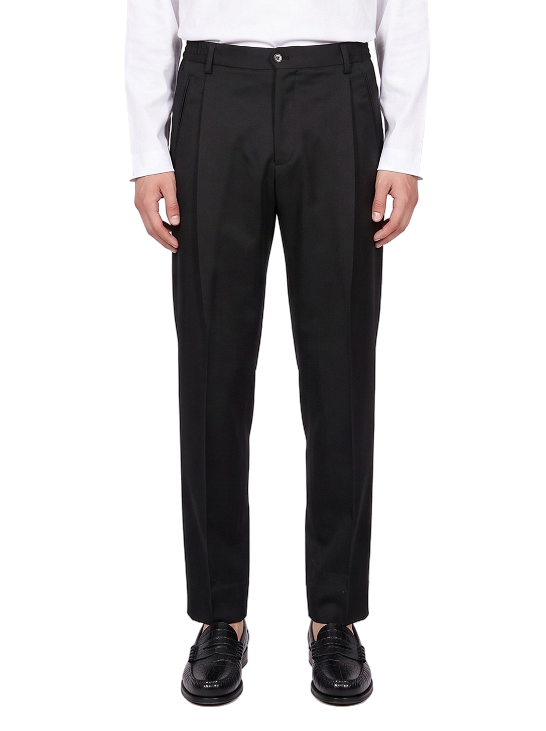 Pantaloni Manhattan in nero 