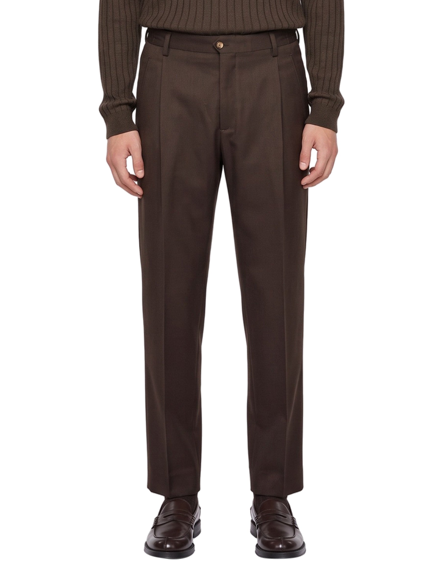 Pantaloni Manhattan in marrone 