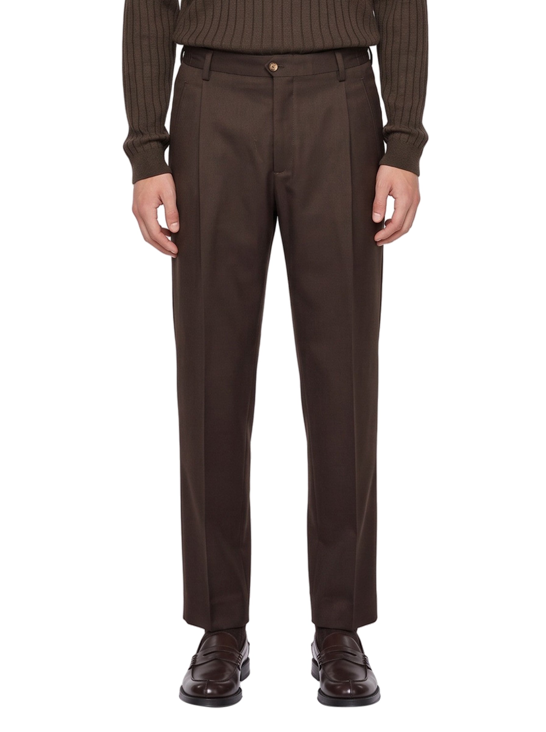 Pantaloni Manhattan in marrone 