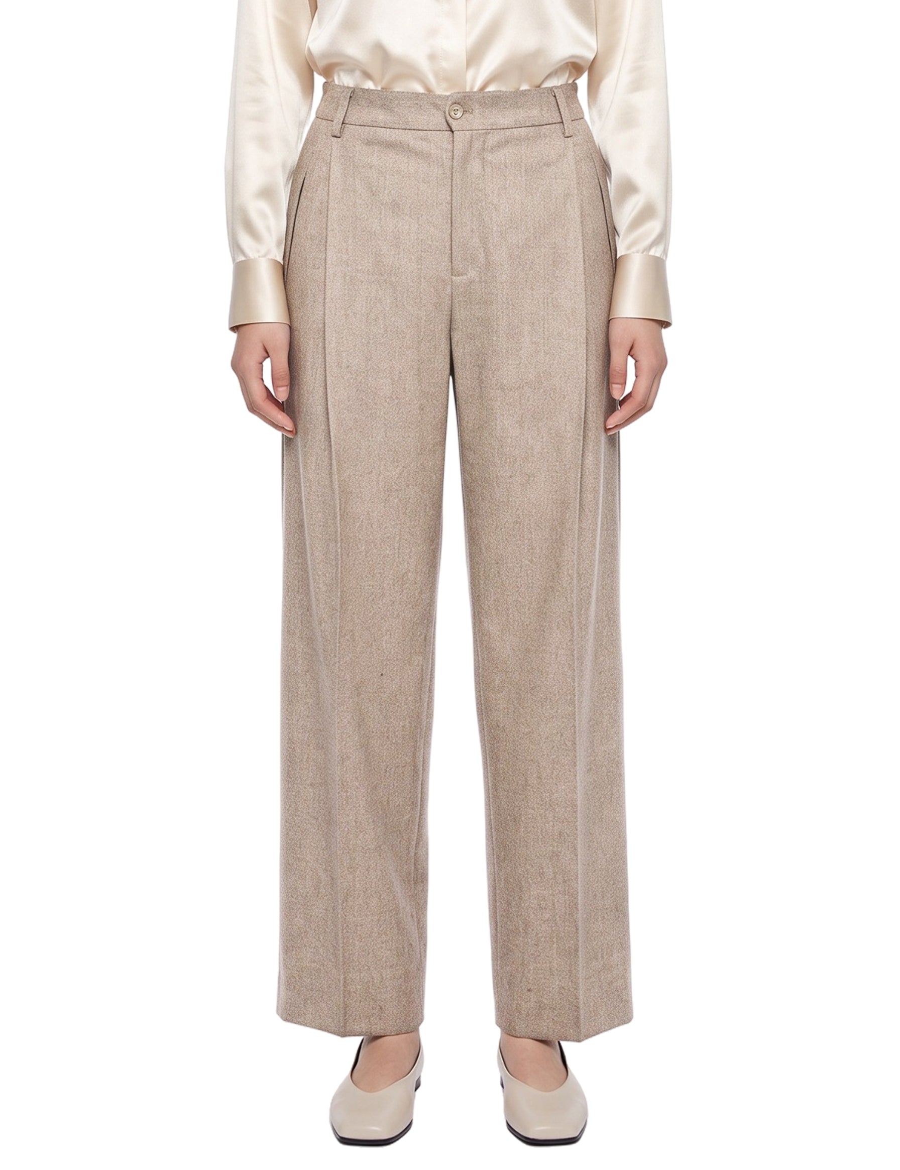 Pantaloni Manhattan in beige 