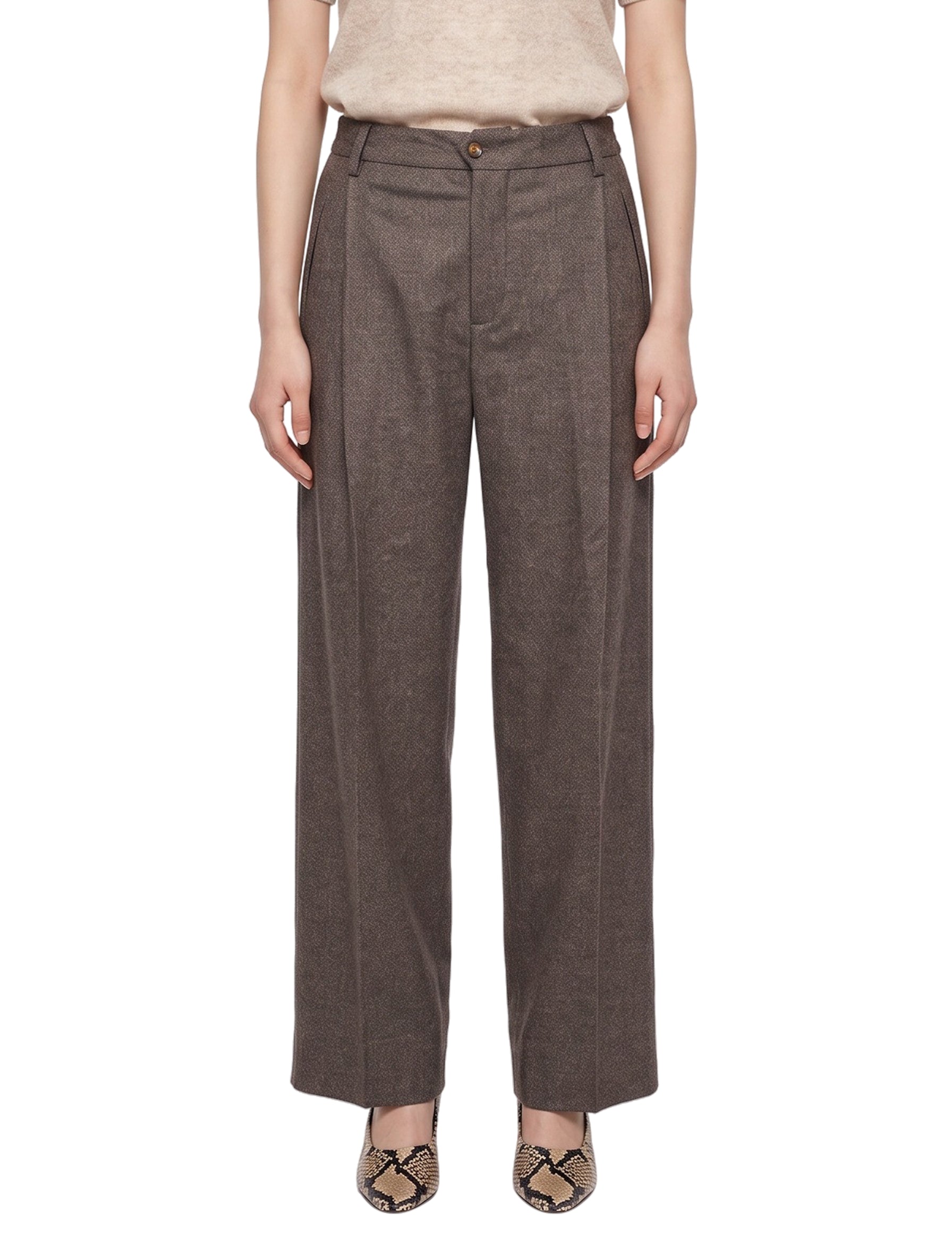 Pantaloni Manhattan in marrone 