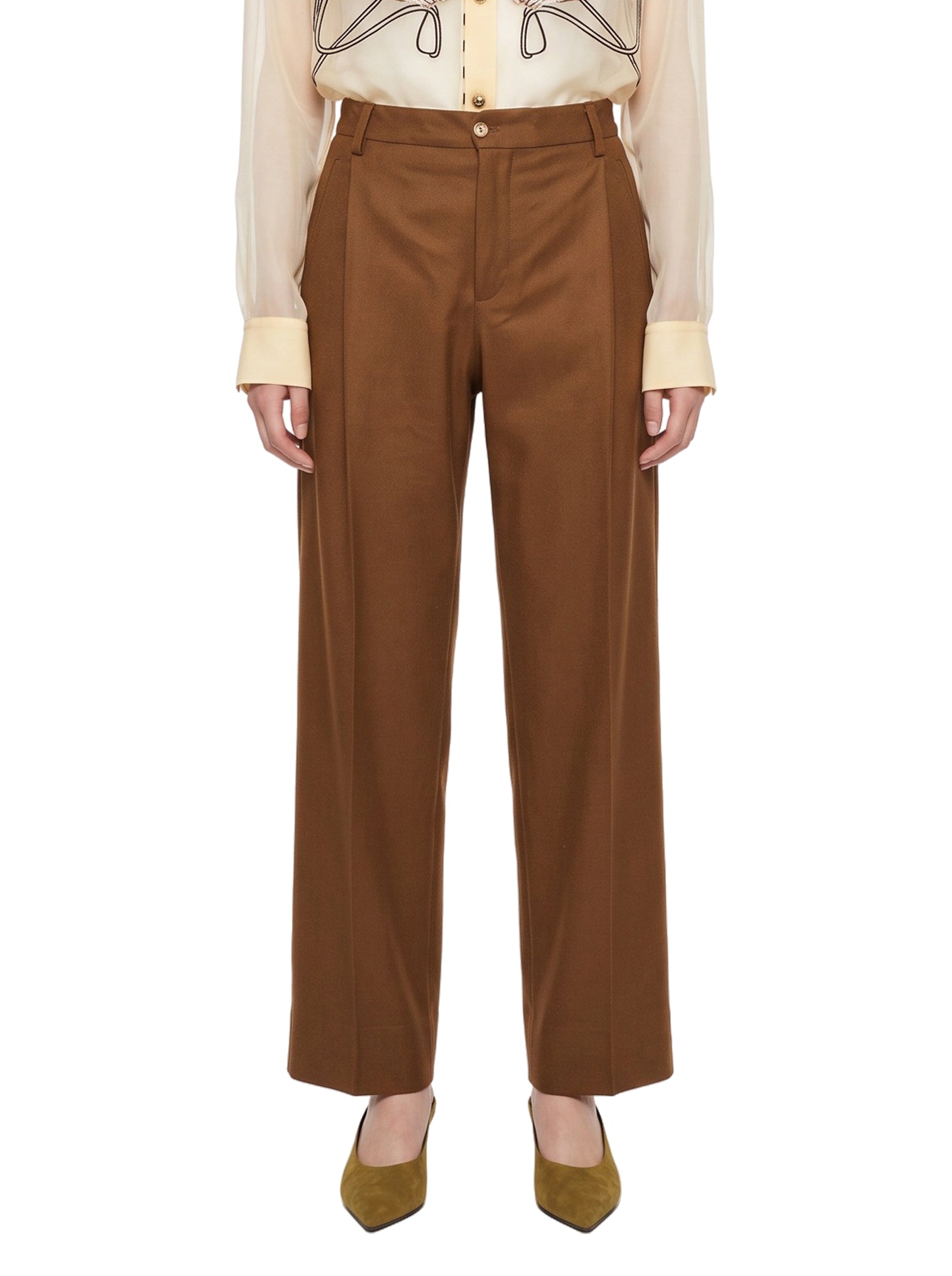 Pantaloni Manhattan in marrone 