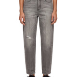 Jeans a gamba dritta Paris in grigio 