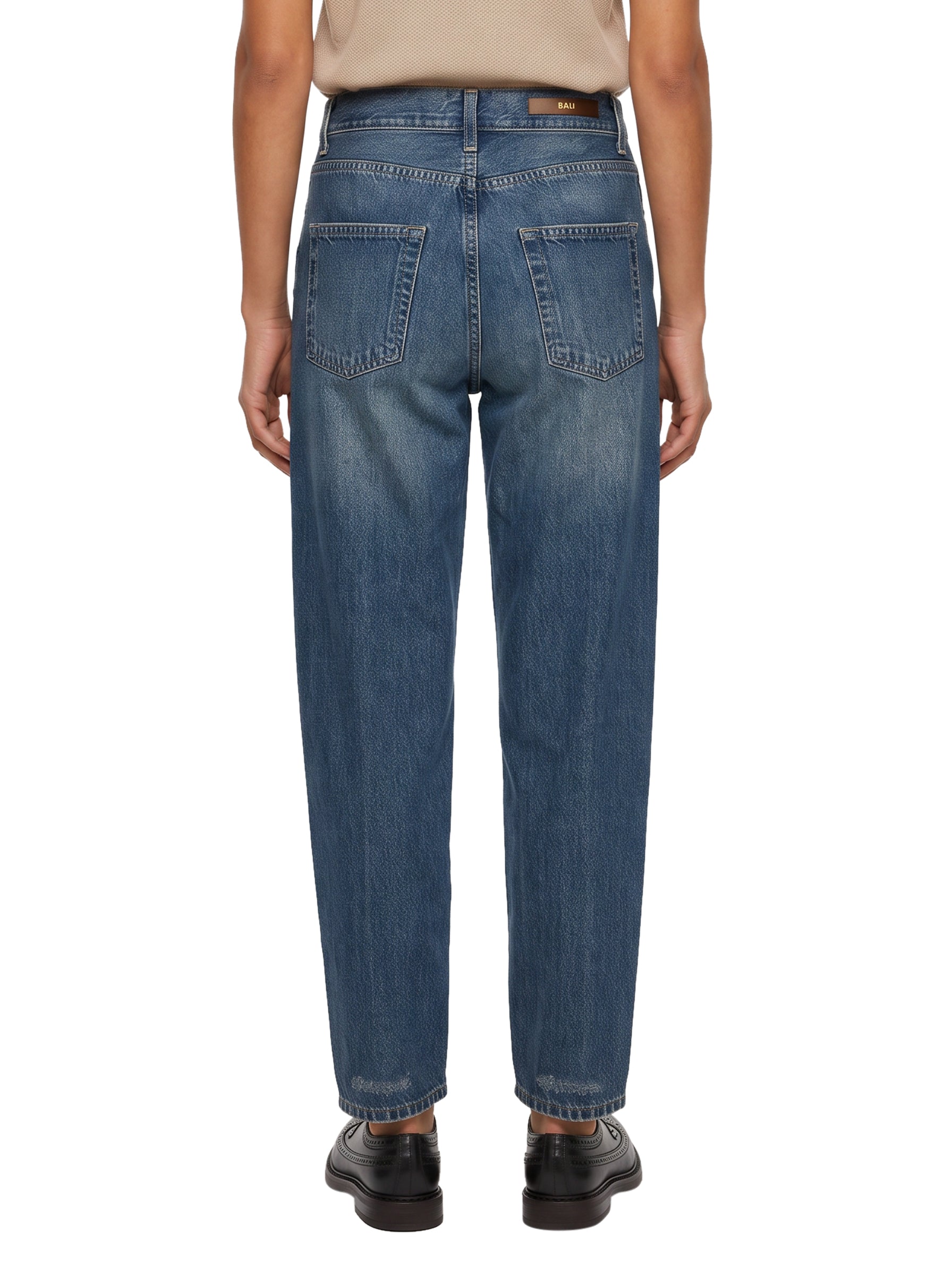 Jeans a gamba dritta Paris in blu 