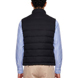 Gilet smanicato Parker in blu 