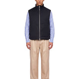 Gilet smanicato Parker in blu 