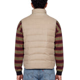 Gilet smanicato Parker in beige 