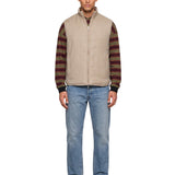 Gilet smanicato Parker in beige 