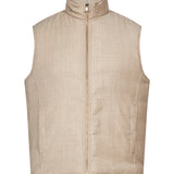 Gilet smanicato Parker in beige 
