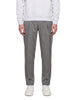 Front pleat trousers in grey