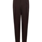 Pantaloni a gamba dritta in marrone 