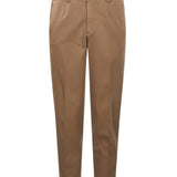 Pantaloni a gamba dritta in marrone 