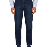 Jeans con vita elasticizzata Portofino in blu 