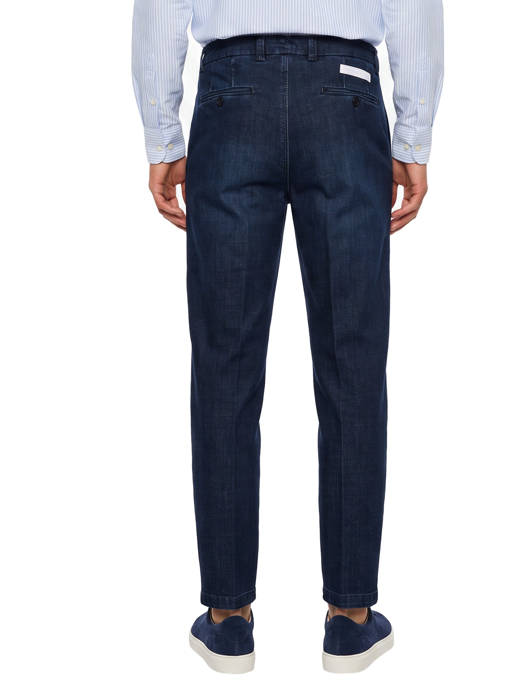 Jeans con vita elasticizzata Portofino in blu 