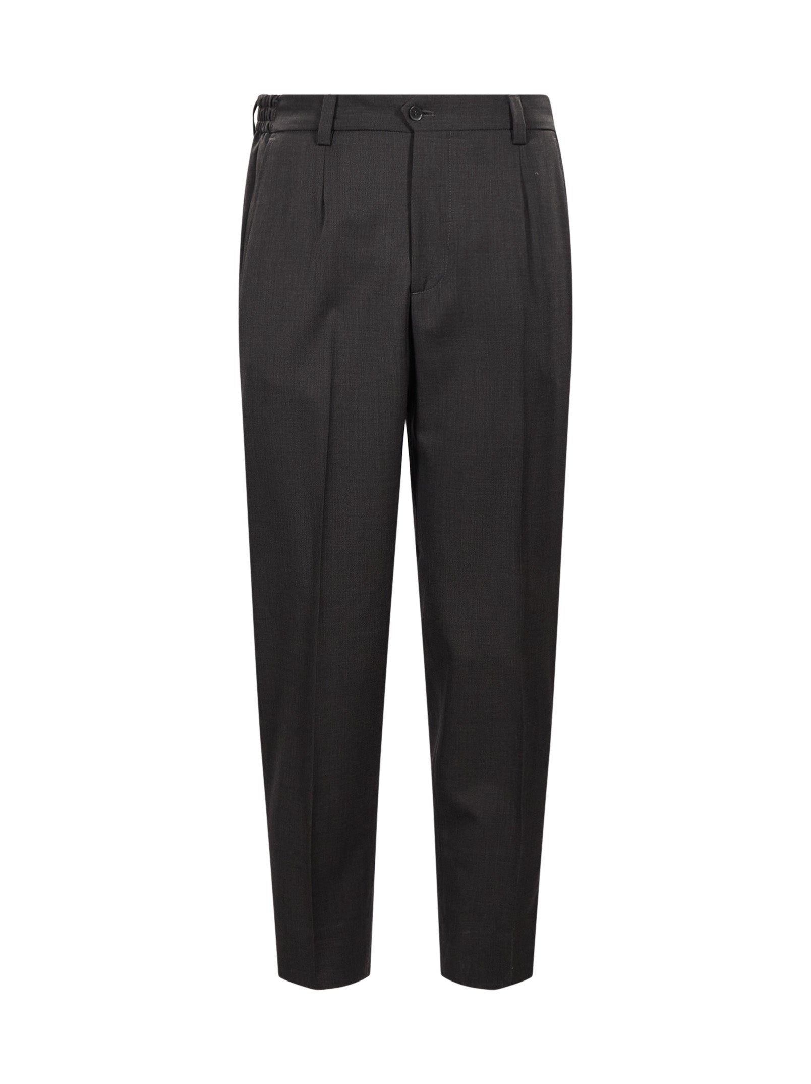 Pantaloni a gamba dritta in marrone 