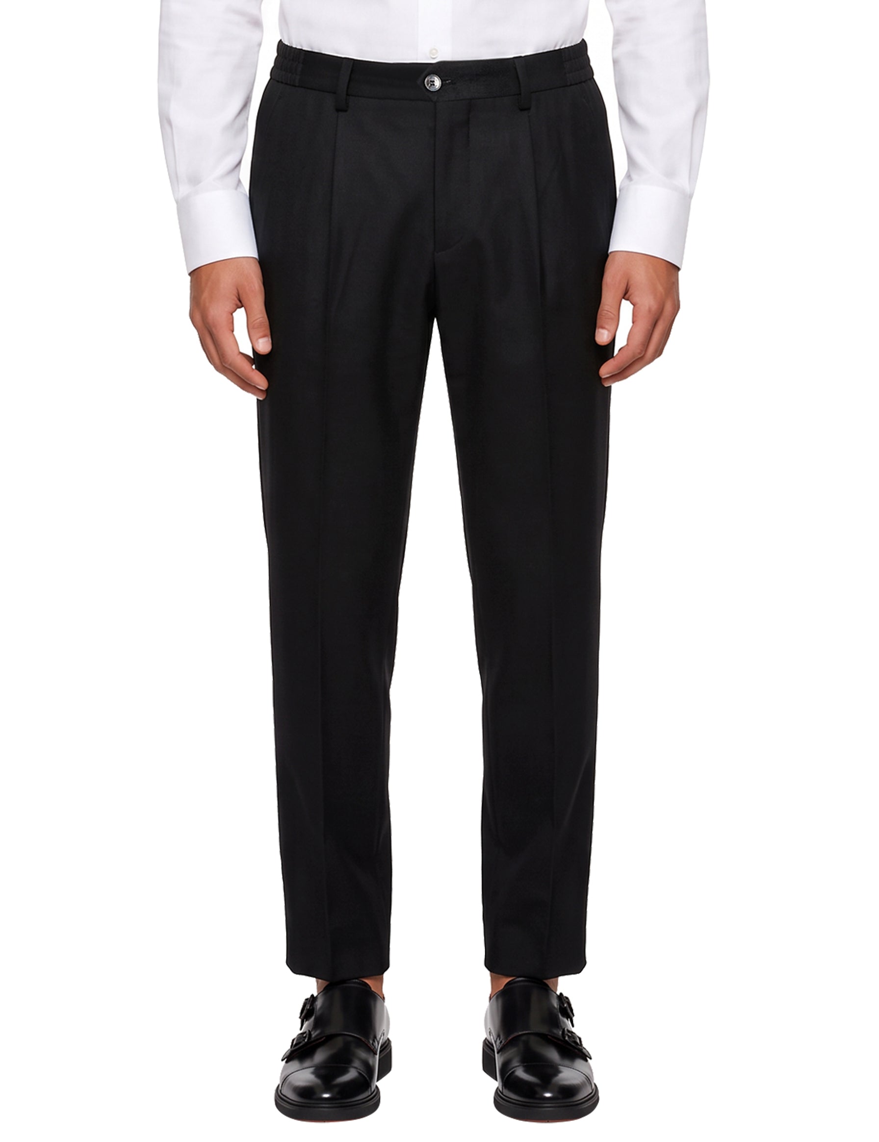 Pantaloni sartoriali Portofino in nero 