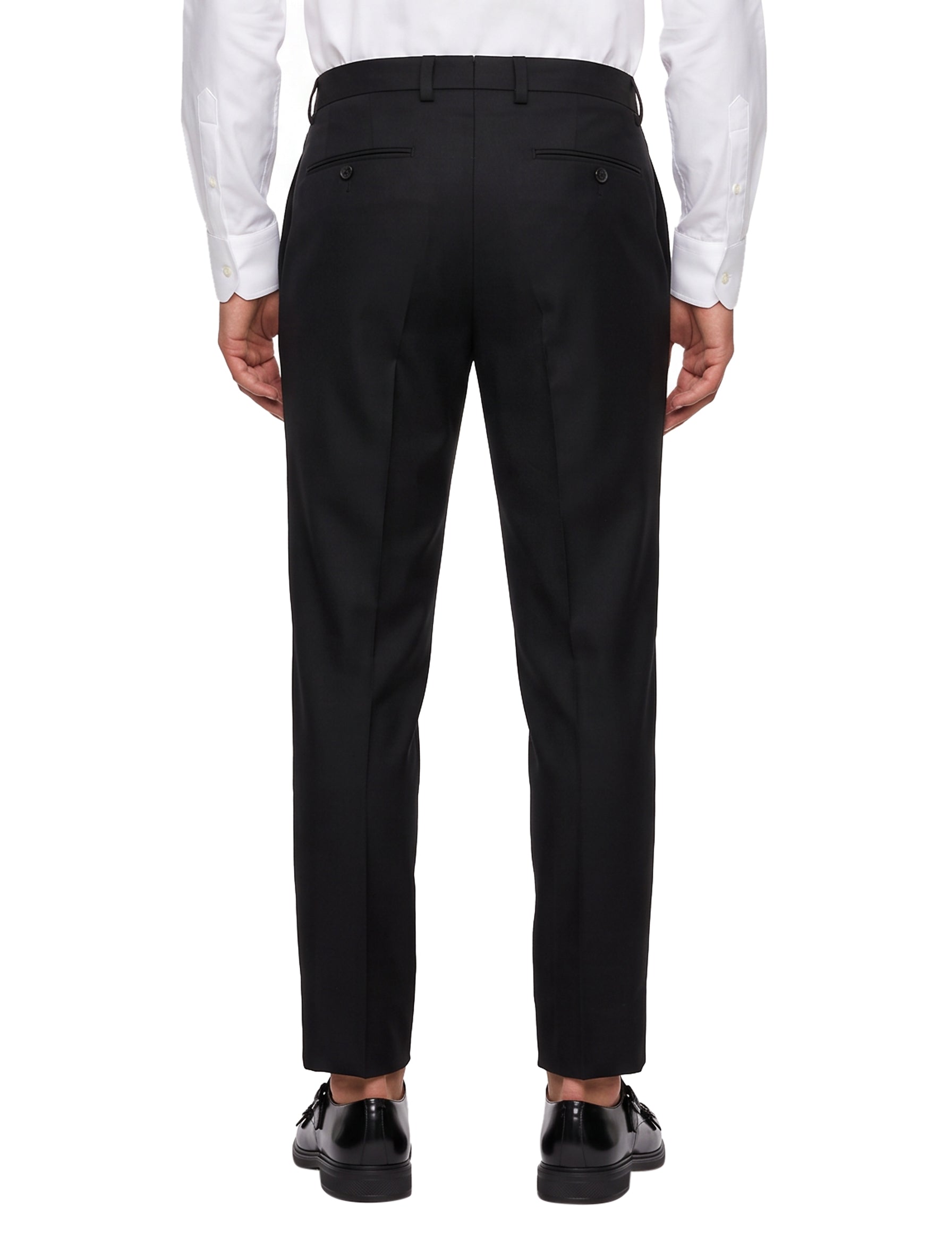 Pantaloni sartoriali Portofino in nero 