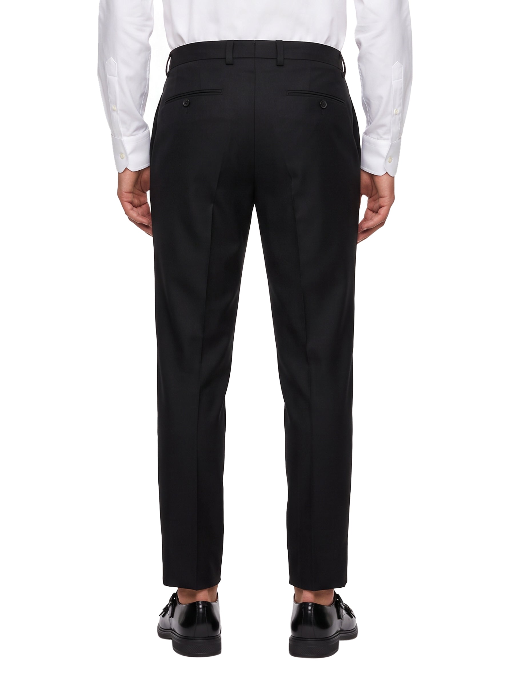 Pantaloni sartoriali Portofino in nero 