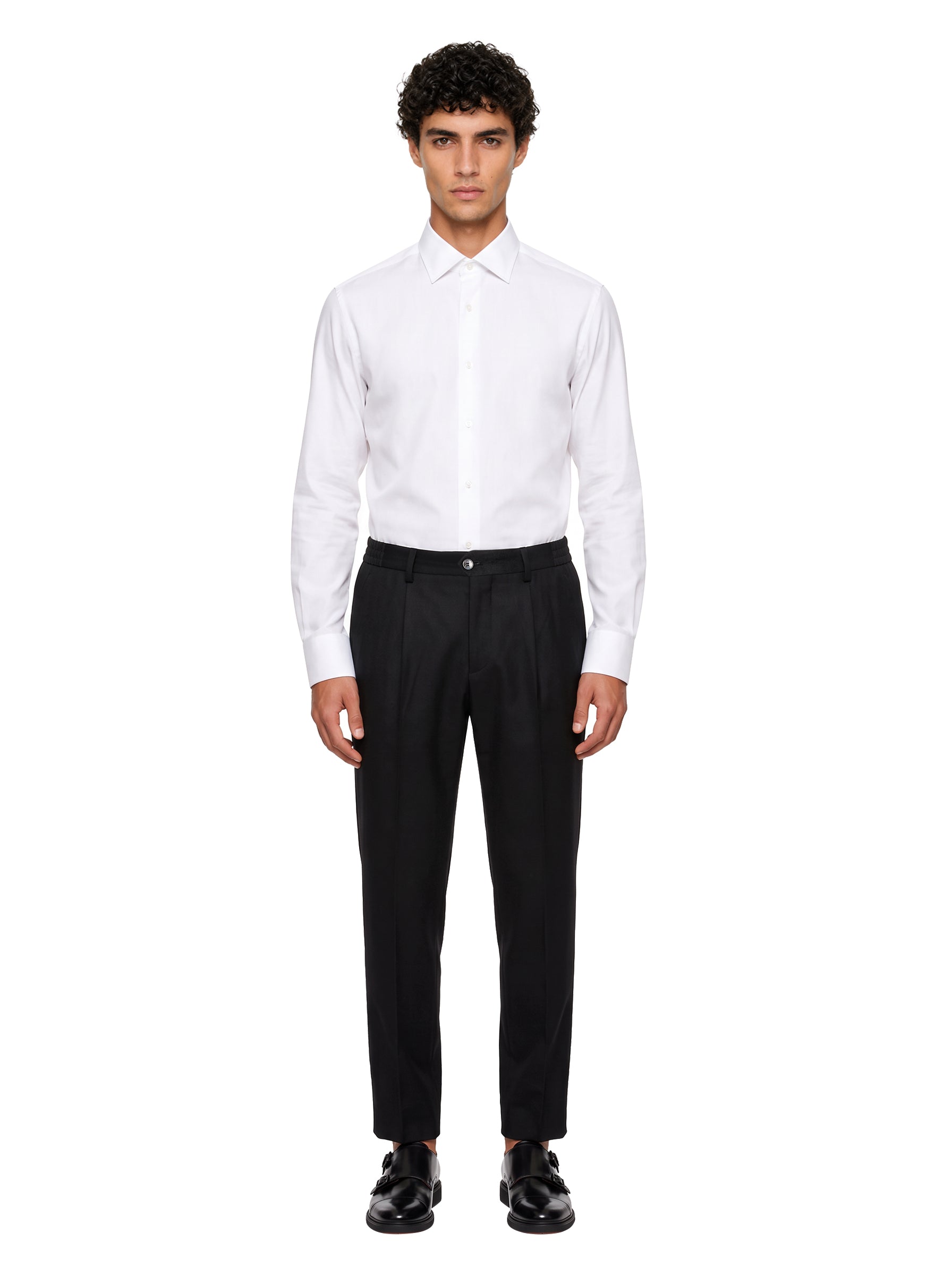 Pantaloni sartoriali Portofino in nero 