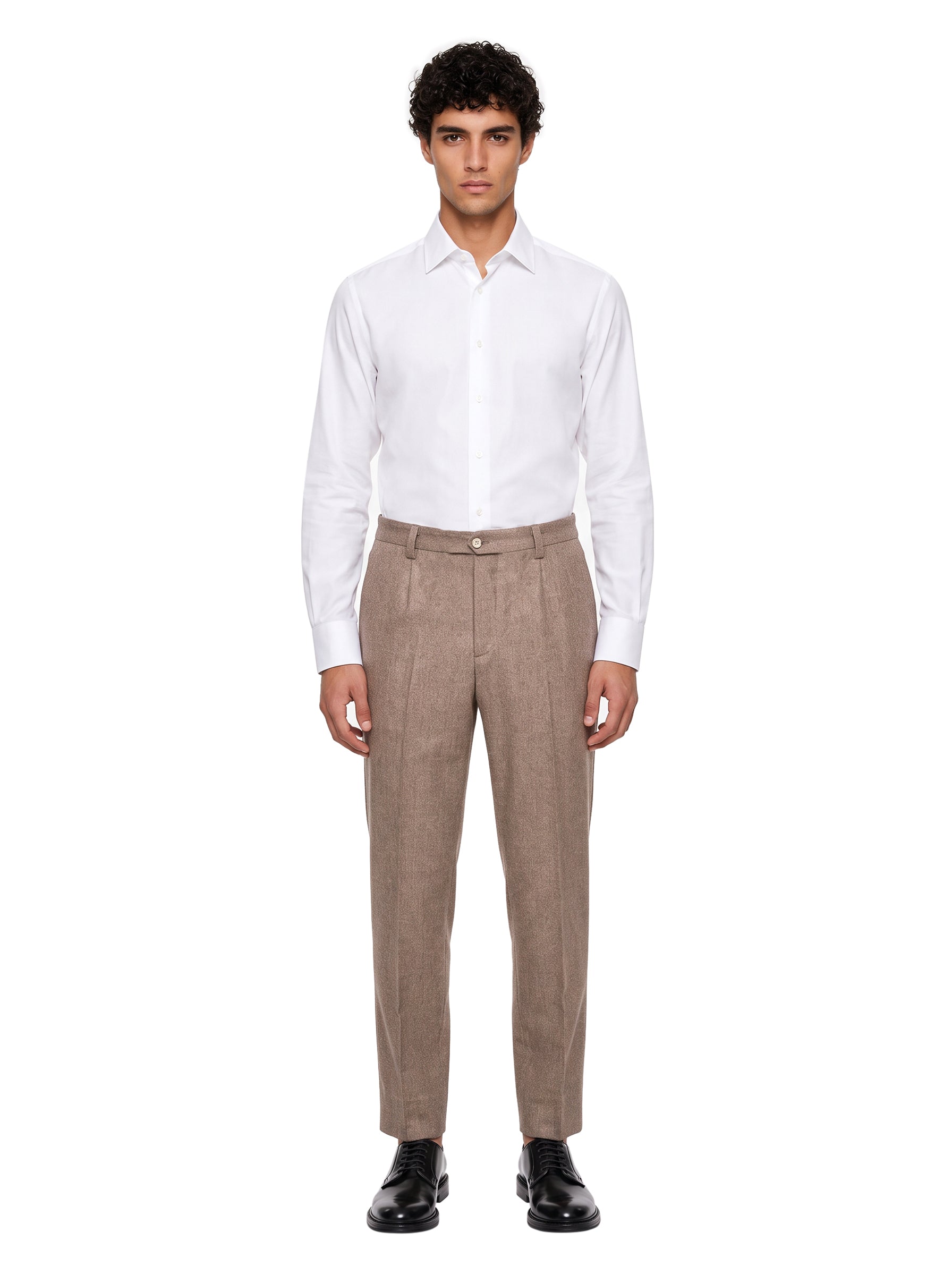Pantaloni sartoriali Portofino in beige 